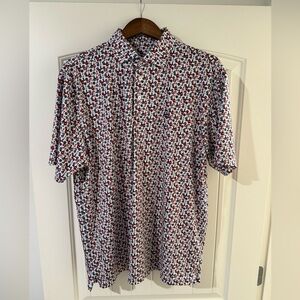 Men’s Rhoback Polo Large- Nashville Print